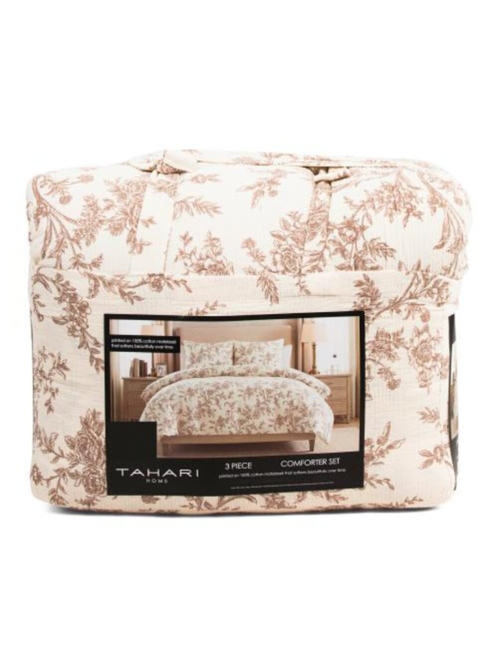 TAHARI Floral Toile Comforter Set